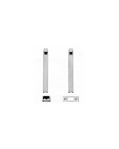 Ives SB1630-TL Heavy Duty Steel Universal Top Strike Locking Surface Bolt 8" L Body 1" Throw.