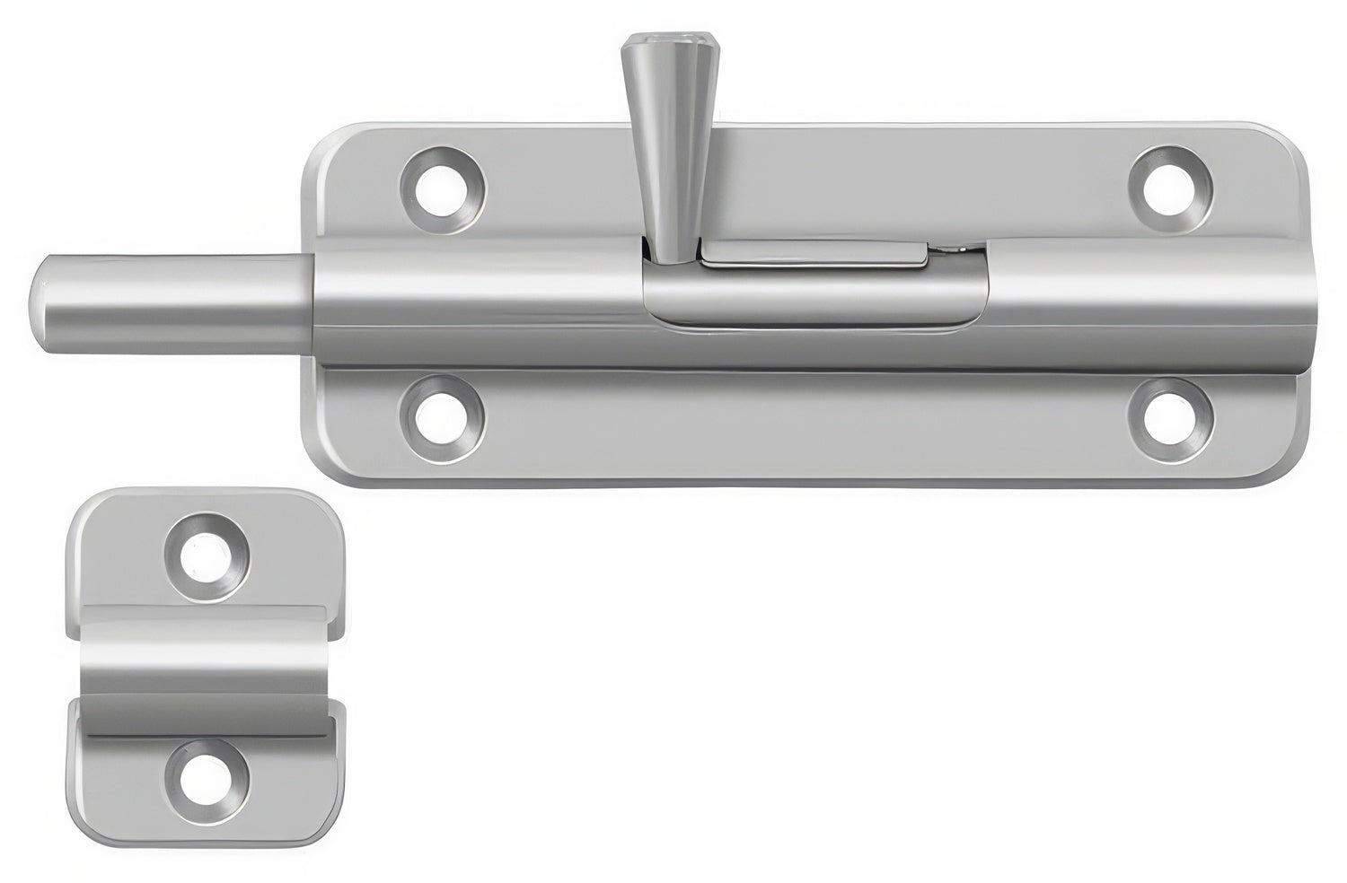 Deltana SB35U32D 3-1/2" Stainless Steel Spring Bolt
