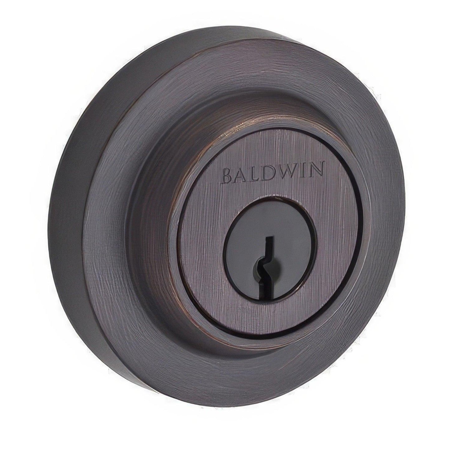 Baldwin SC.CRD Contemporary Round Keyed Entry Single Cylinder Deadbolt