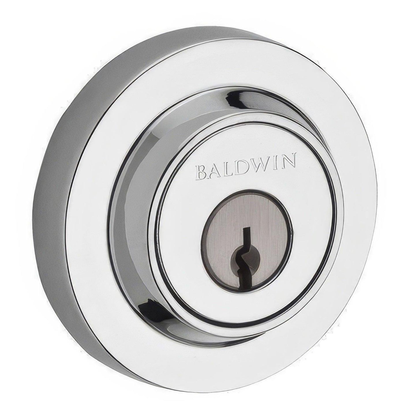 Baldwin SC.CRD Contemporary Round Keyed Entry Single Cylinder Deadbolt