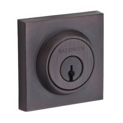 Baldwin SC.CSD Contemporary Square Keyed Entry Single Cylinder Deadbolt