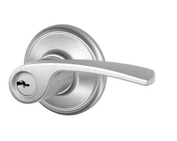 Schlage F80MER-RH Merano Right Hand Storeroom Door Lever.