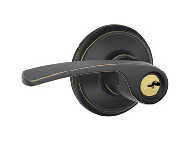 Schlage F80MER-LH Merano Left Hand Storeroom Door Lever