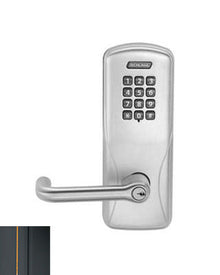 Schlage CO-200-CY-70-KP-TLR CO-Series Commercial Electronic Cylindrical Lock with Keypad and Tubular Lever