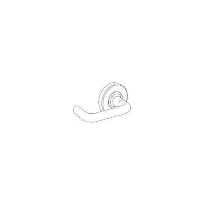 Schlage Commercial ND25D-TLR Tubular Exit Only Door Lever with External Blank Plate