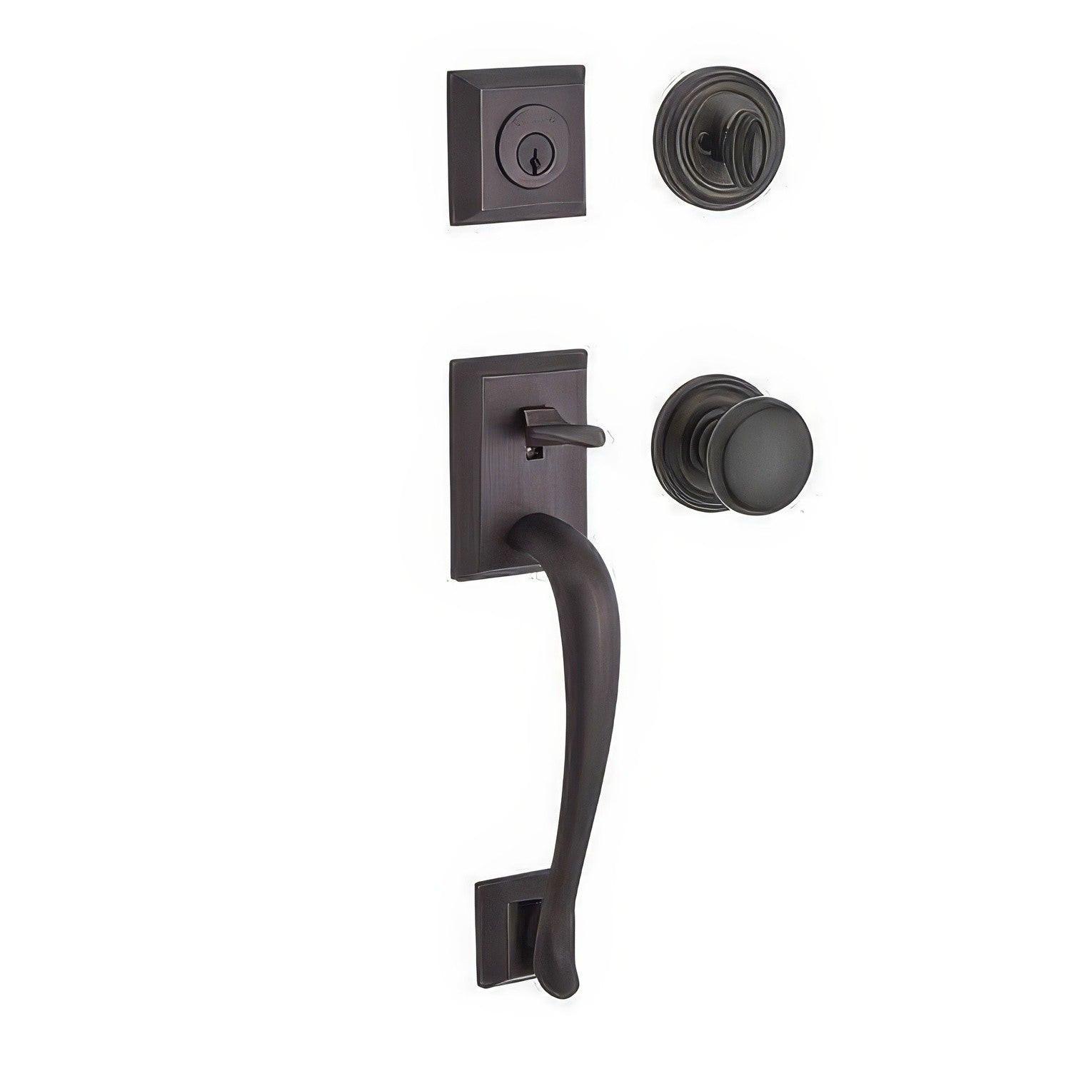 Baldwin SC.NAPXROU.TRR Napa Single Cylinder Handleset