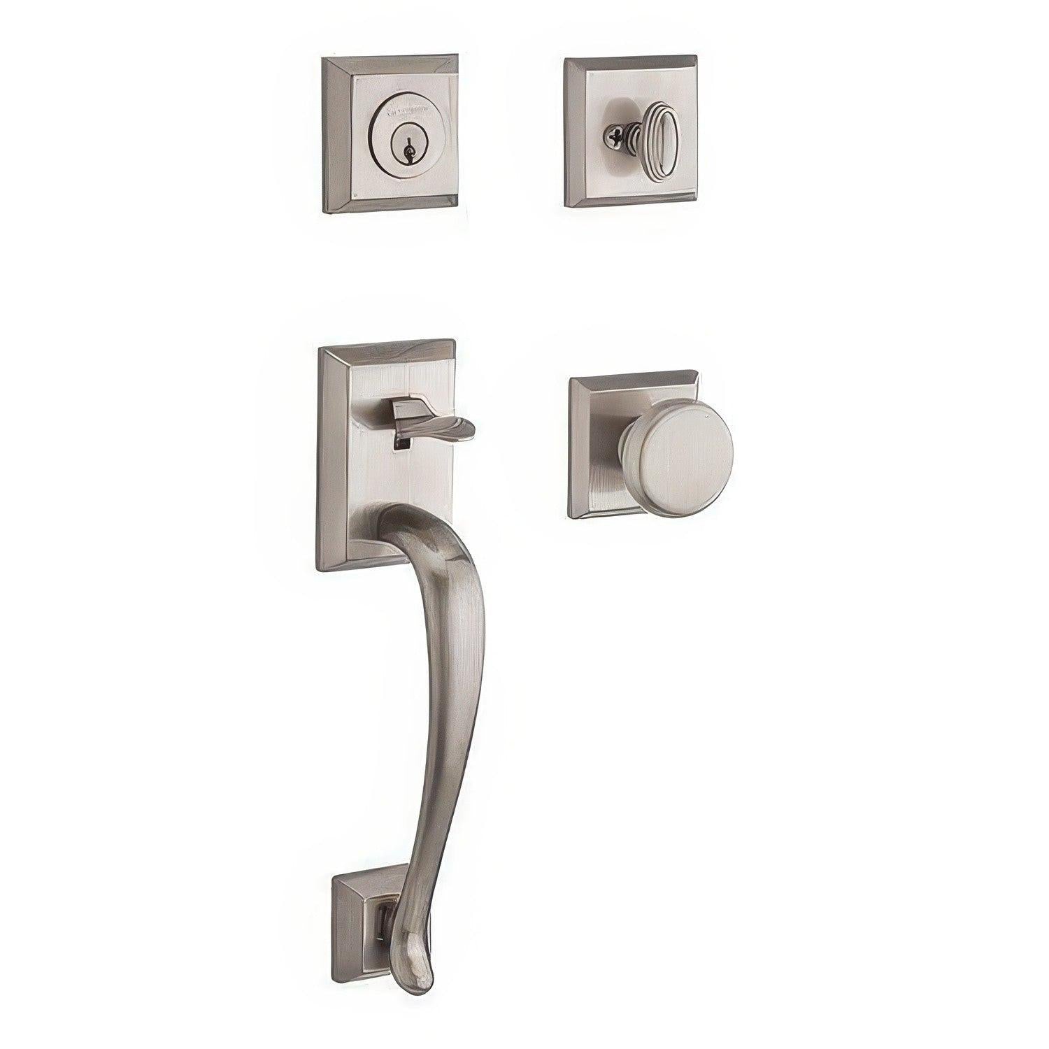 Baldwin SC.NAPXROU.TRR Napa Single Cylinder Handleset