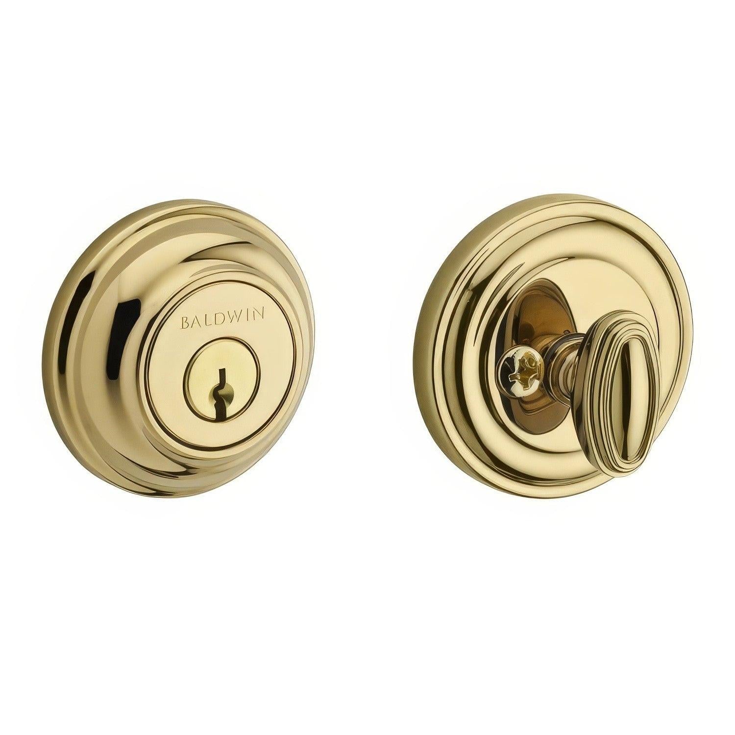 Baldwin SC.TRD Traditional Round Keyed Entry Single Cylinder Deadbolt