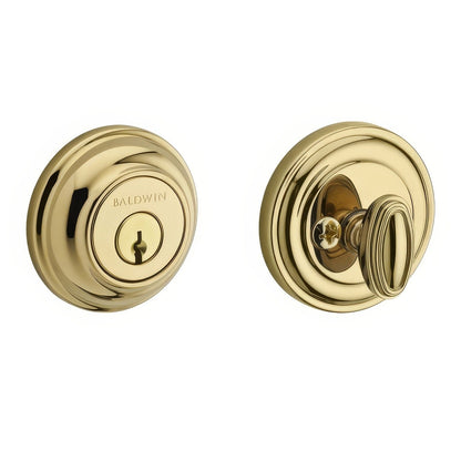 Baldwin SC.TRD Traditional Round Keyed Entry Single Cylinder Deadbolt