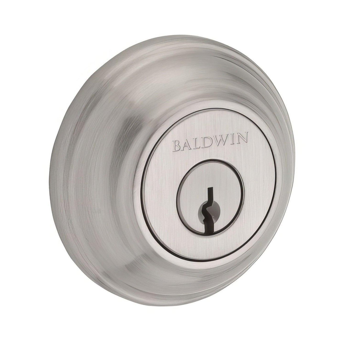 Baldwin SC.TRD Traditional Round Keyed Entry Single Cylinder Deadbolt