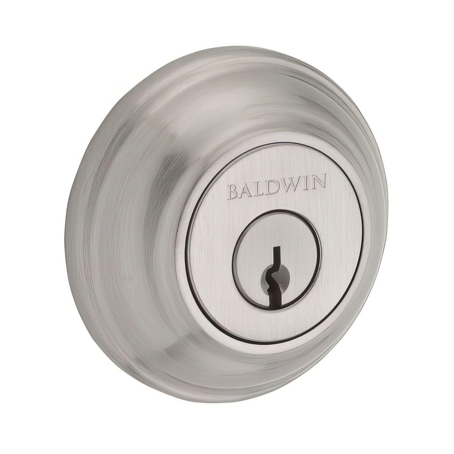 Baldwin SC.TRD Traditional Round Keyed Entry Single Cylinder Deadbolt