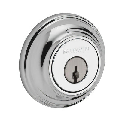Baldwin SC.TRD Traditional Round Keyed Entry Single Cylinder Deadbolt