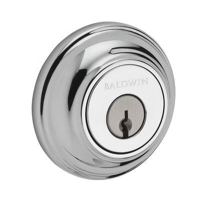 Baldwin SC.TRD Traditional Round Keyed Entry Single Cylinder Deadbolt