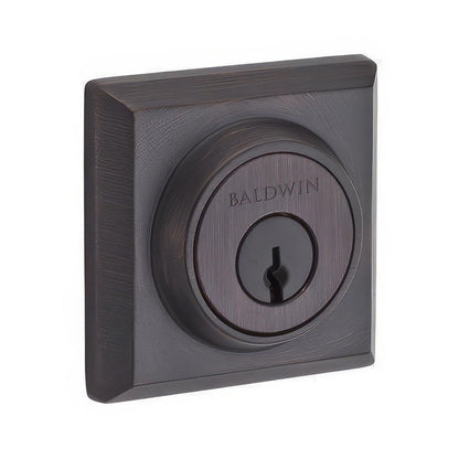 Baldwin SC.TSD Traditional Square Keyed Entry Single Cylinder Deadbolt
