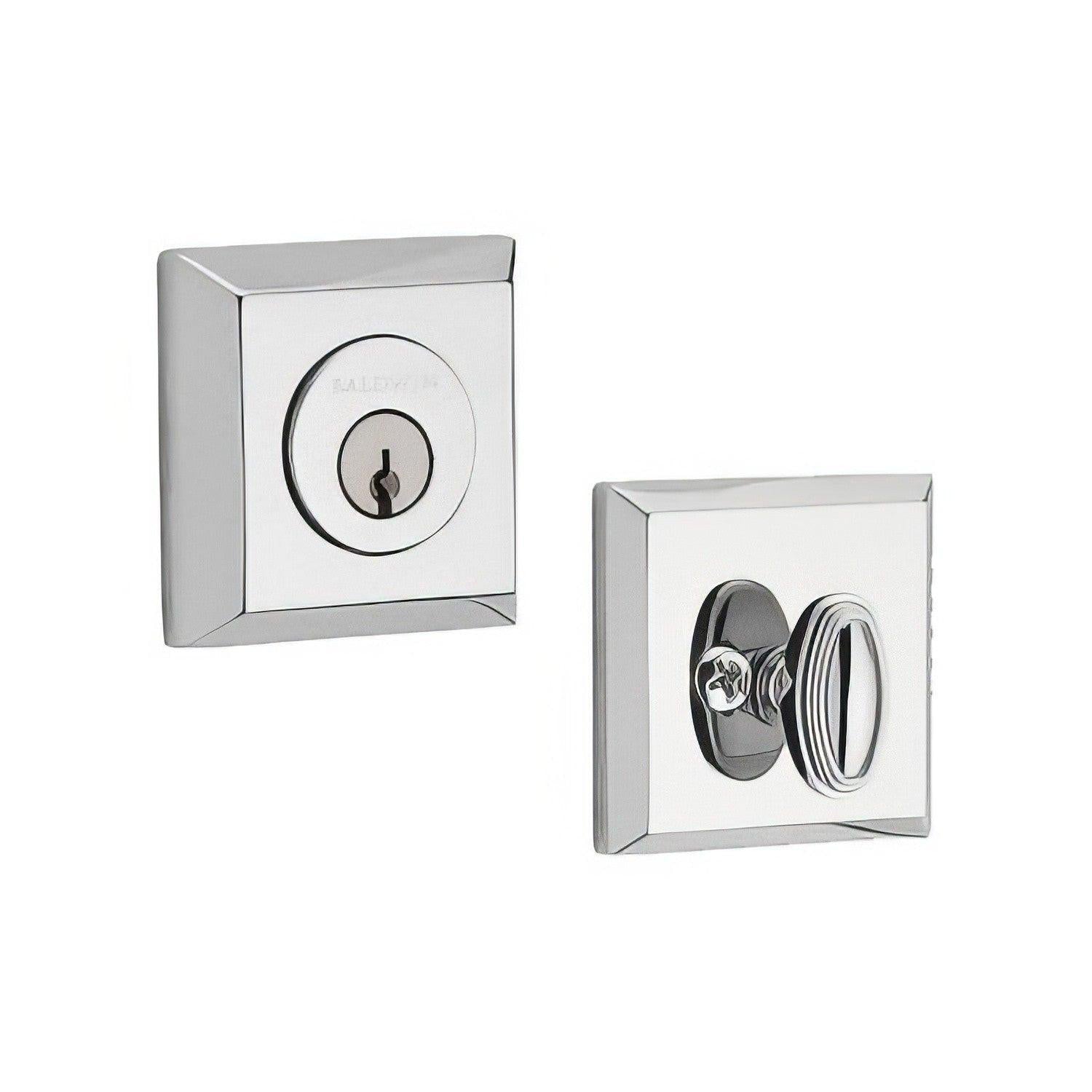 Baldwin SC.TSD Traditional Square Keyed Entry Single Cylinder Deadbolt