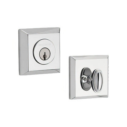 Baldwin SC.TSD Traditional Square Keyed Entry Single Cylinder Deadbolt