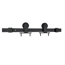Schlage SD10TMNT66 6' 6" Sliding Barn Door Hardware Kit with Top Mount Hangers