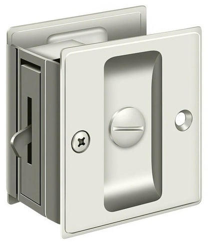 Deltana SDL25 2-1/2" x 2-3/4" Privacy Pocket Door Lock.