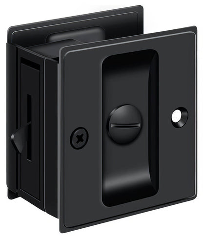 Deltana SDL25 2-1/2" x 2-3/4" Privacy Pocket Door Lock