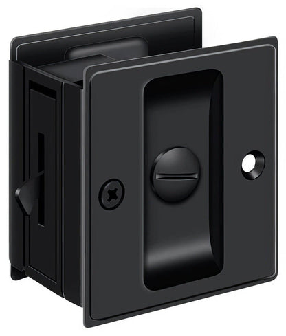 Deltana SDL25 2-1/2" x 2-3/4" Privacy Pocket Door Lock.