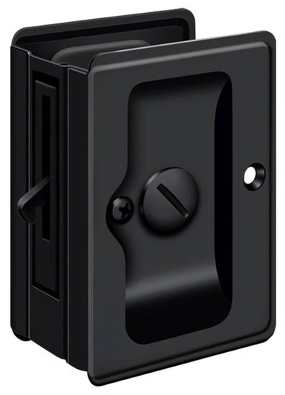 Deltana SDLA325 3-1/4" x 2-1/4" HD Privacy Pocket Door Lock.