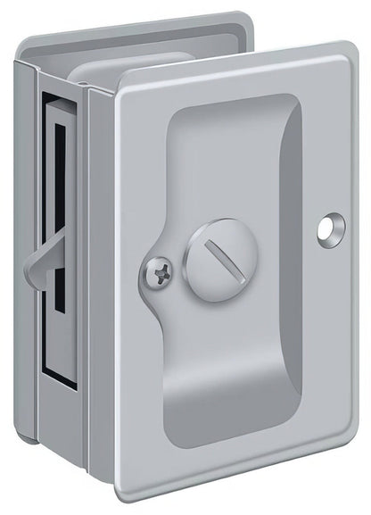 Deltana SDLA325 3-1/4" x 2-1/4" HD Privacy Pocket Door Lock