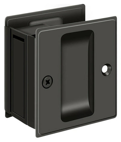 Deltana SDP25 2-1/2" x 2-3/4" Passage Pocket Door Lock