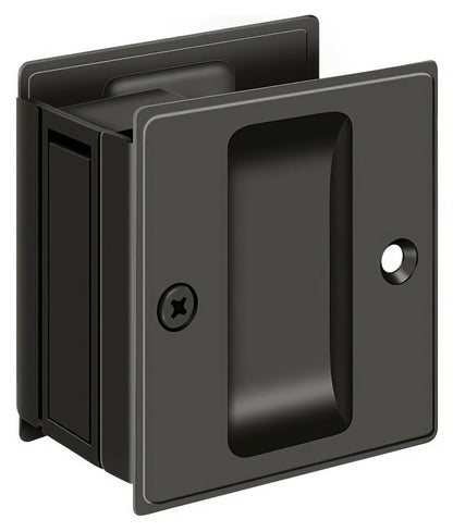 Deltana SDP25 2-1/2" x 2-3/4" Passage Pocket Door Lock
