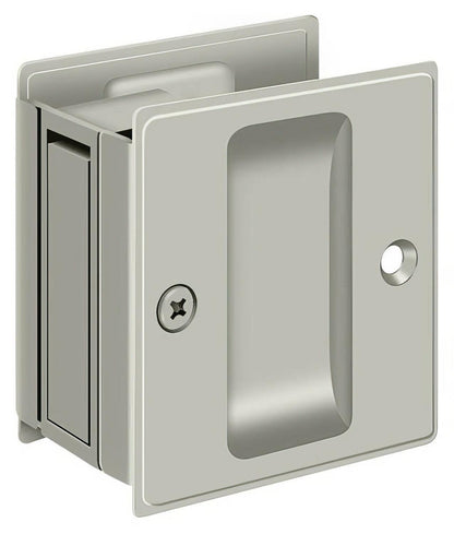 Deltana SDP25 2-1/2" x 2-3/4" Passage Pocket Door Lock