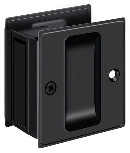 Deltana SDP25 2-1/2" x 2-3/4" Passage Pocket Door Lock