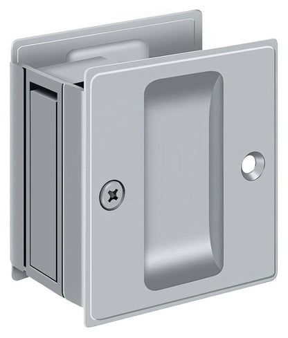 Deltana SDP25 2-1/2" x 2-3/4" Passage Pocket Door Lock