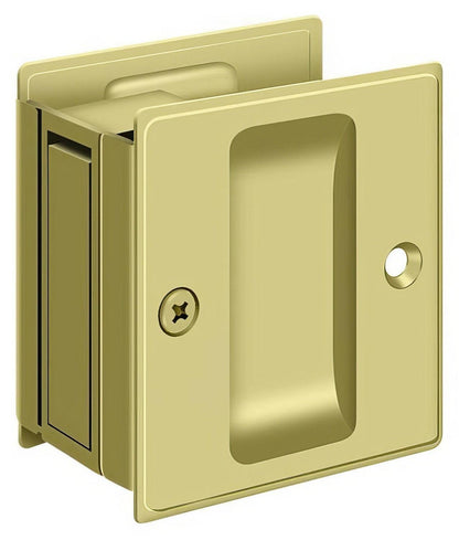 Deltana SDP25 2-1/2" x 2-3/4" Passage Pocket Door Lock