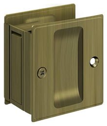 Deltana SDP25 2-1/2" x 2-3/4" Passage Pocket Door Lock