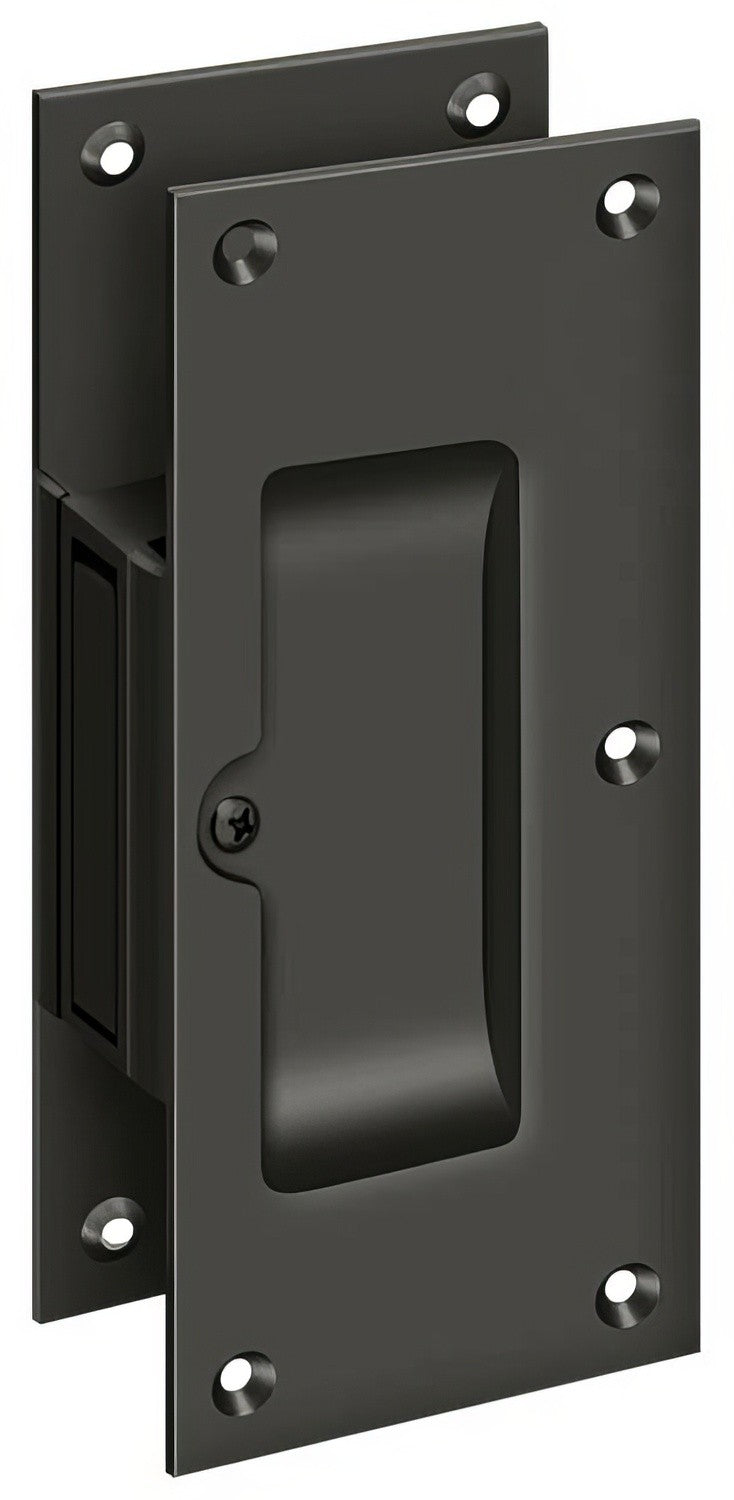 Deltana SDP60 Decorative 6" Passage Pocket Door Lock