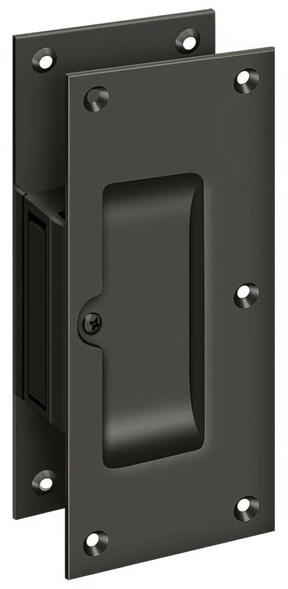 Deltana SDP60 Decorative 6" Passage Pocket Door Lock