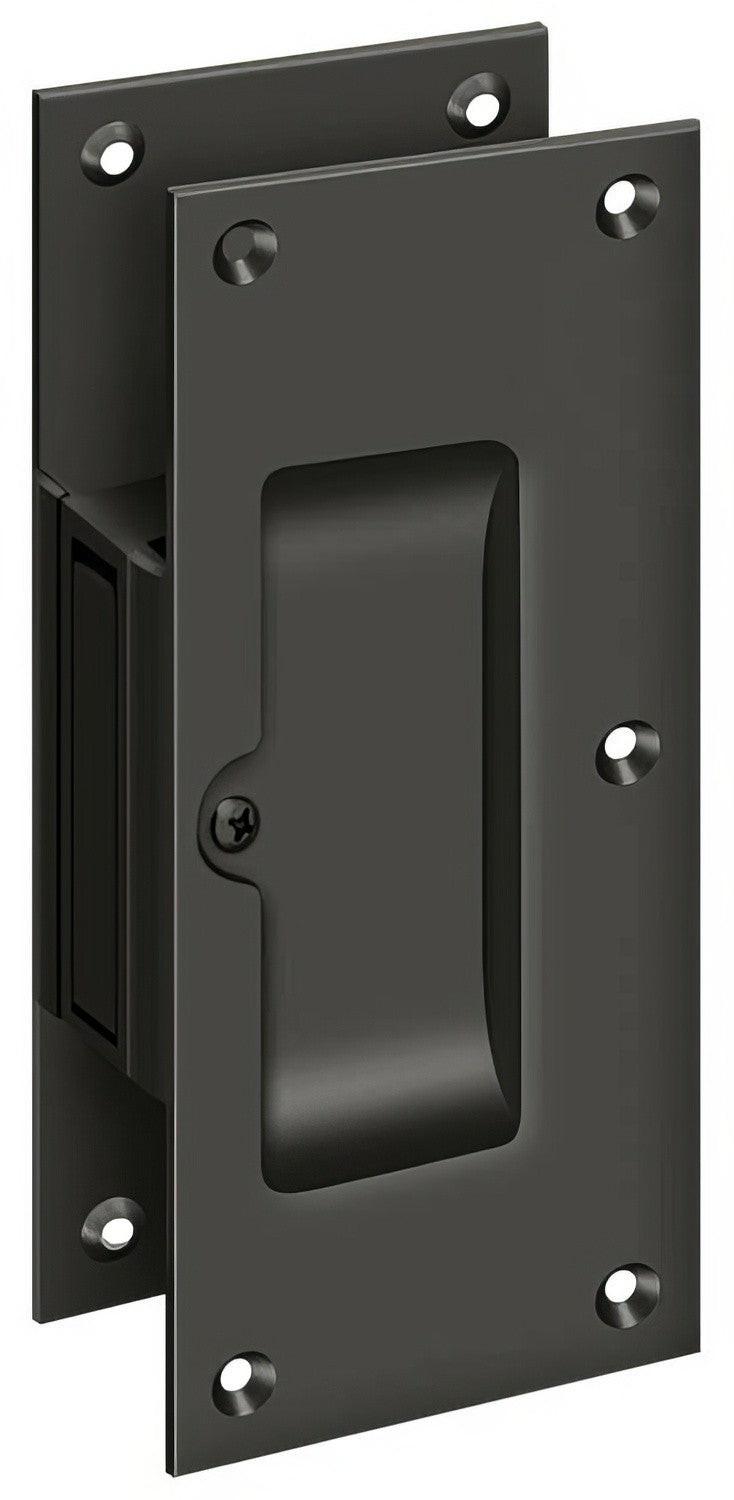 Deltana SDP60 Decorative 6" Passage Pocket Door Lock