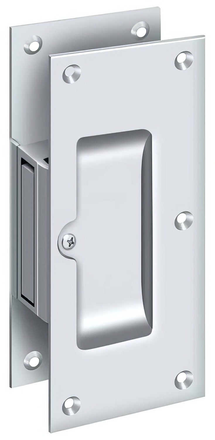 Deltana SDP60 Decorative 6" Passage Pocket Door Lock