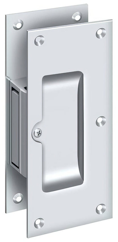 Deltana SDP60 Decorative 6" Passage Pocket Door Lock