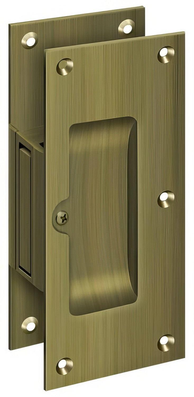 Deltana SDP60 Decorative 6" Passage Pocket Door Lock