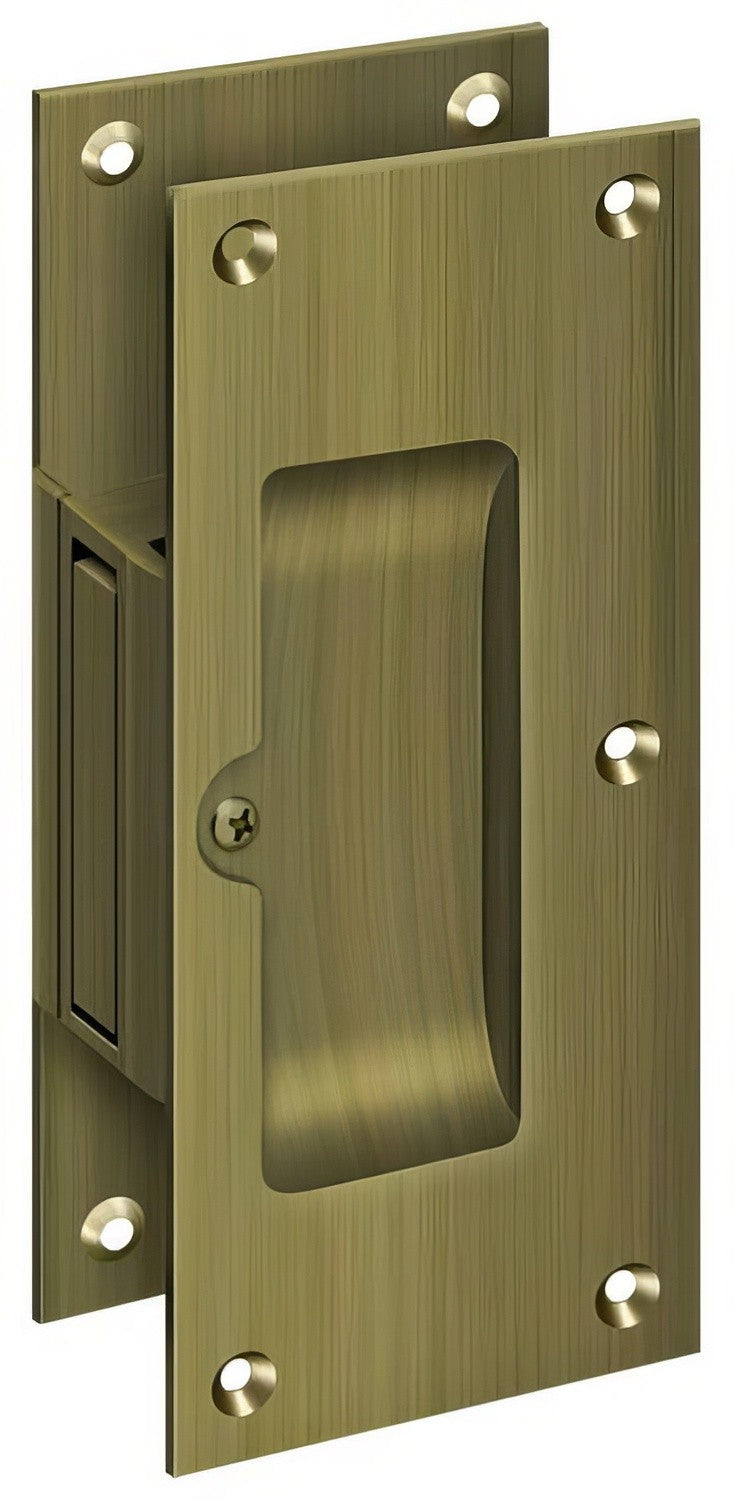 Deltana SDP60 Decorative 6" Passage Pocket Door Lock
