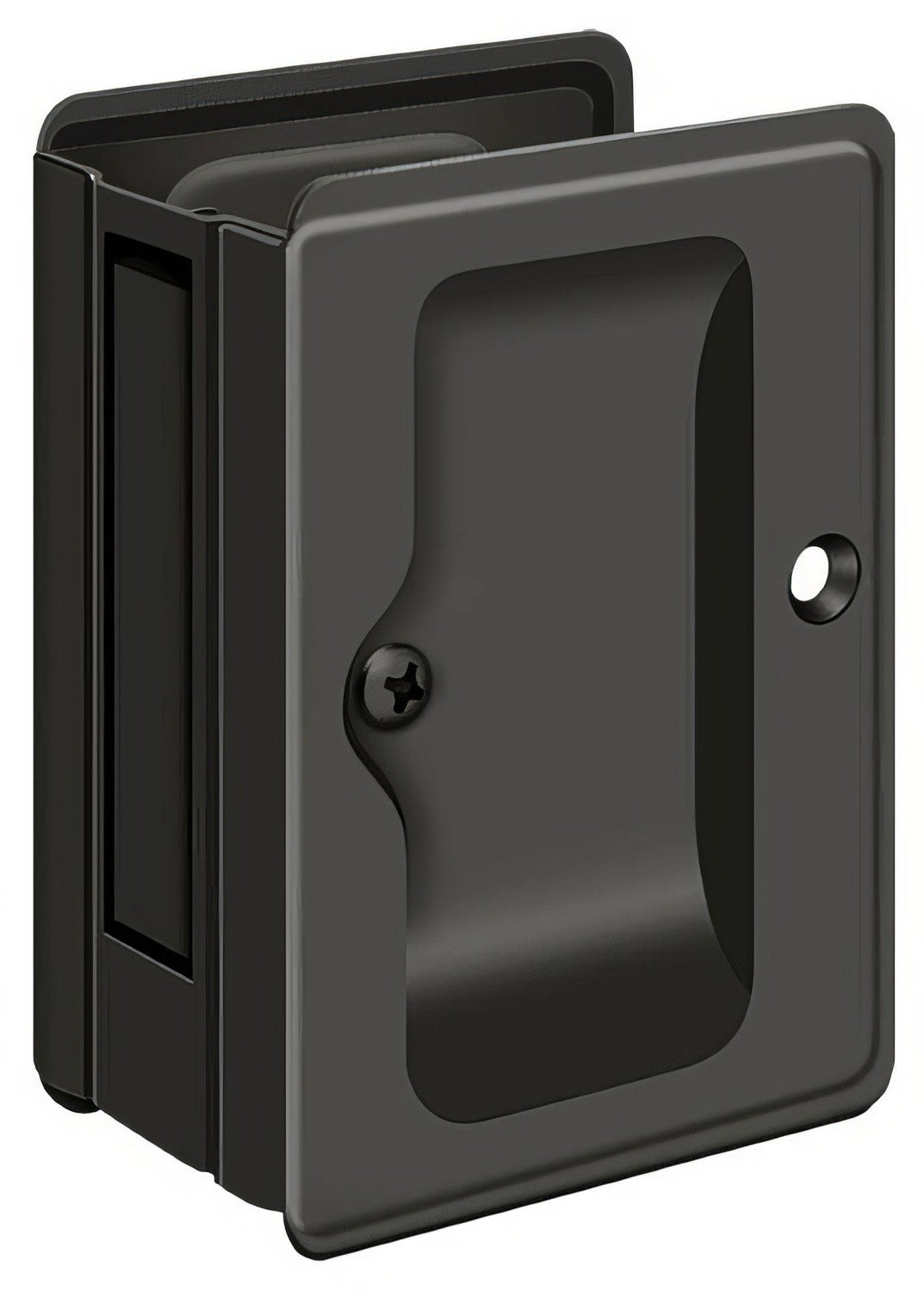 Deltana SDPA325 3-1/4" x 2-1/4" HD Passage Pocket Door Lock