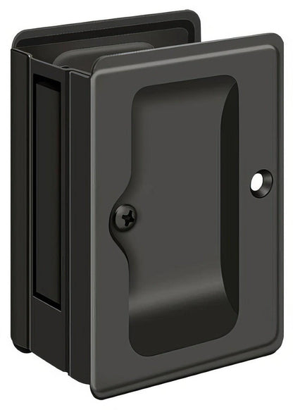 Deltana SDPA325 3-1/4" x 2-1/4" HD Passage Pocket Door Lock