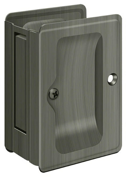 Deltana SDPA325 3-1/4" x 2-1/4" HD Passage Pocket Door Lock