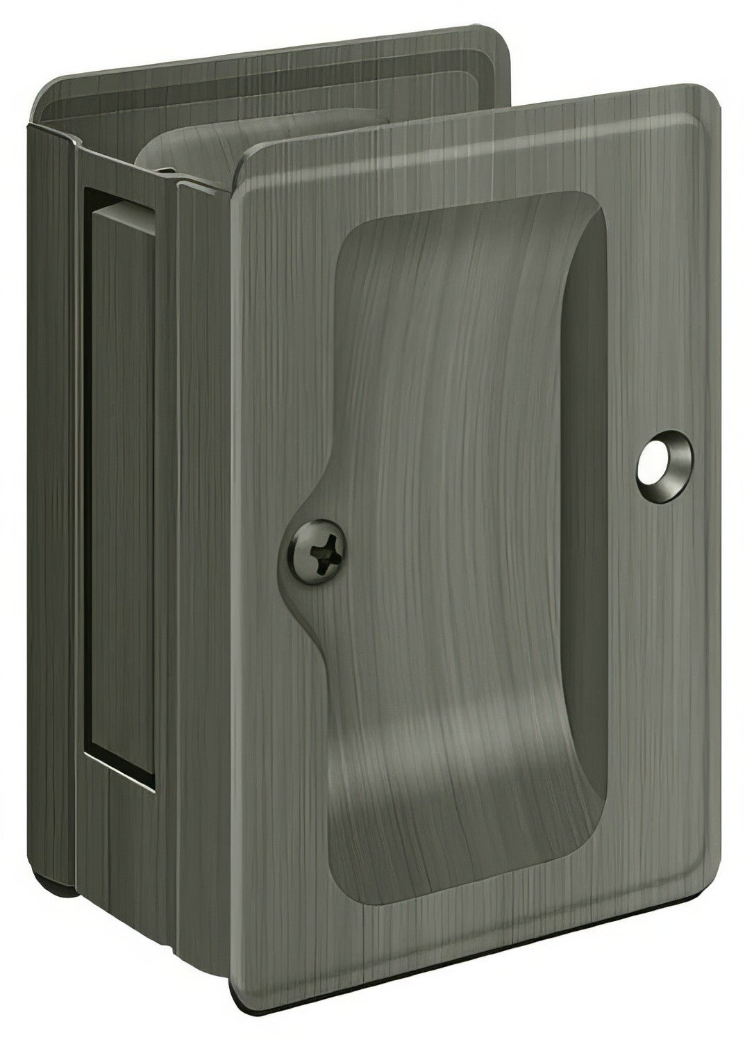 Deltana SDPA325 3-1/4" x 2-1/4" HD Passage Pocket Door Lock