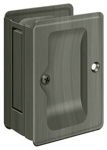 Deltana SDPA325 3-1/4" x 2-1/4" HD Passage Pocket Door Lock