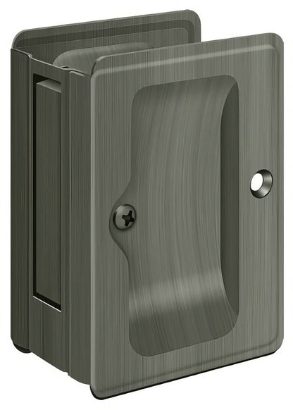 Deltana SDPA325 3-1/4" x 2-1/4" HD Passage Pocket Door Lock