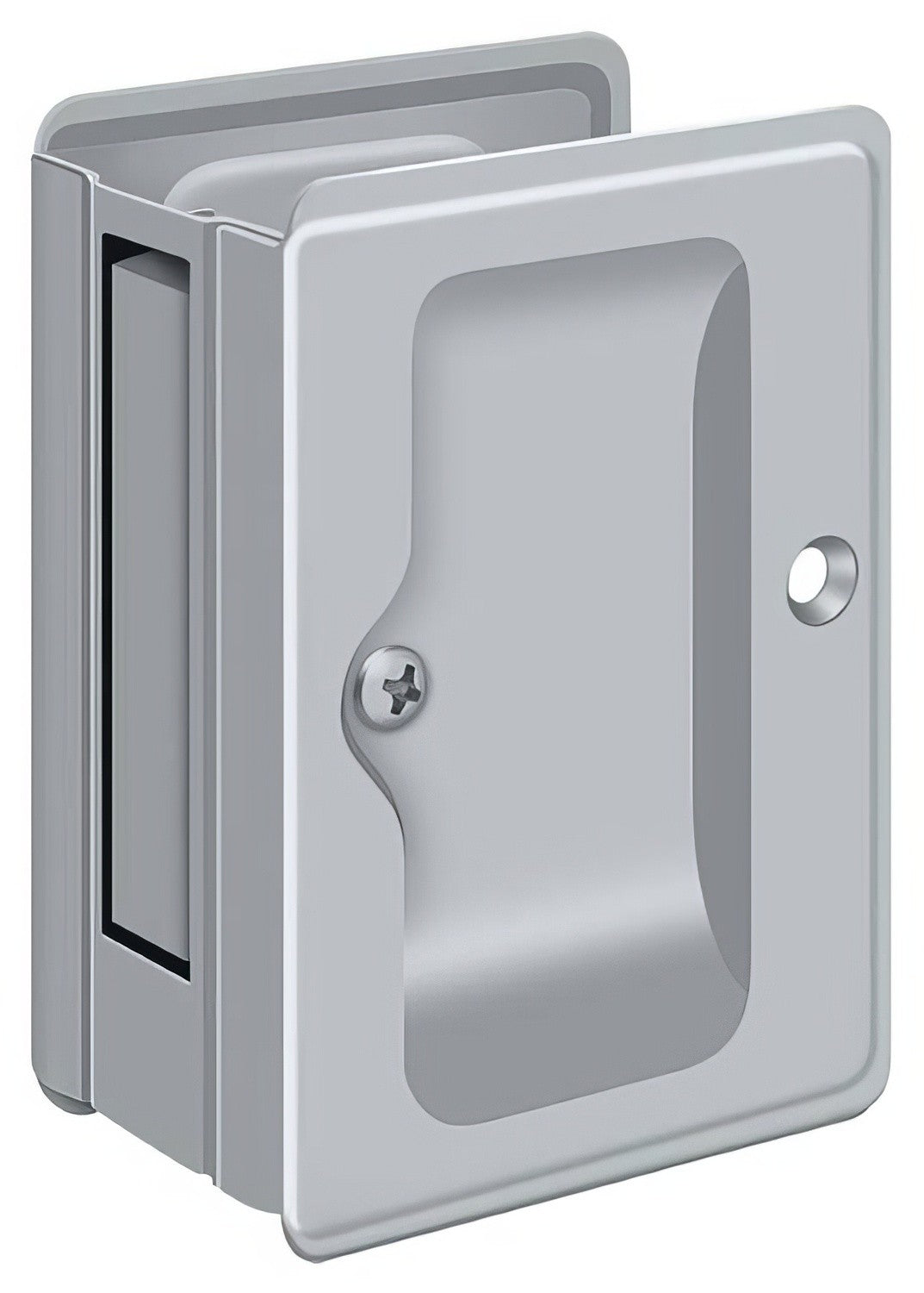 Deltana SDPA325 3-1/4" x 2-1/4" HD Passage Pocket Door Lock