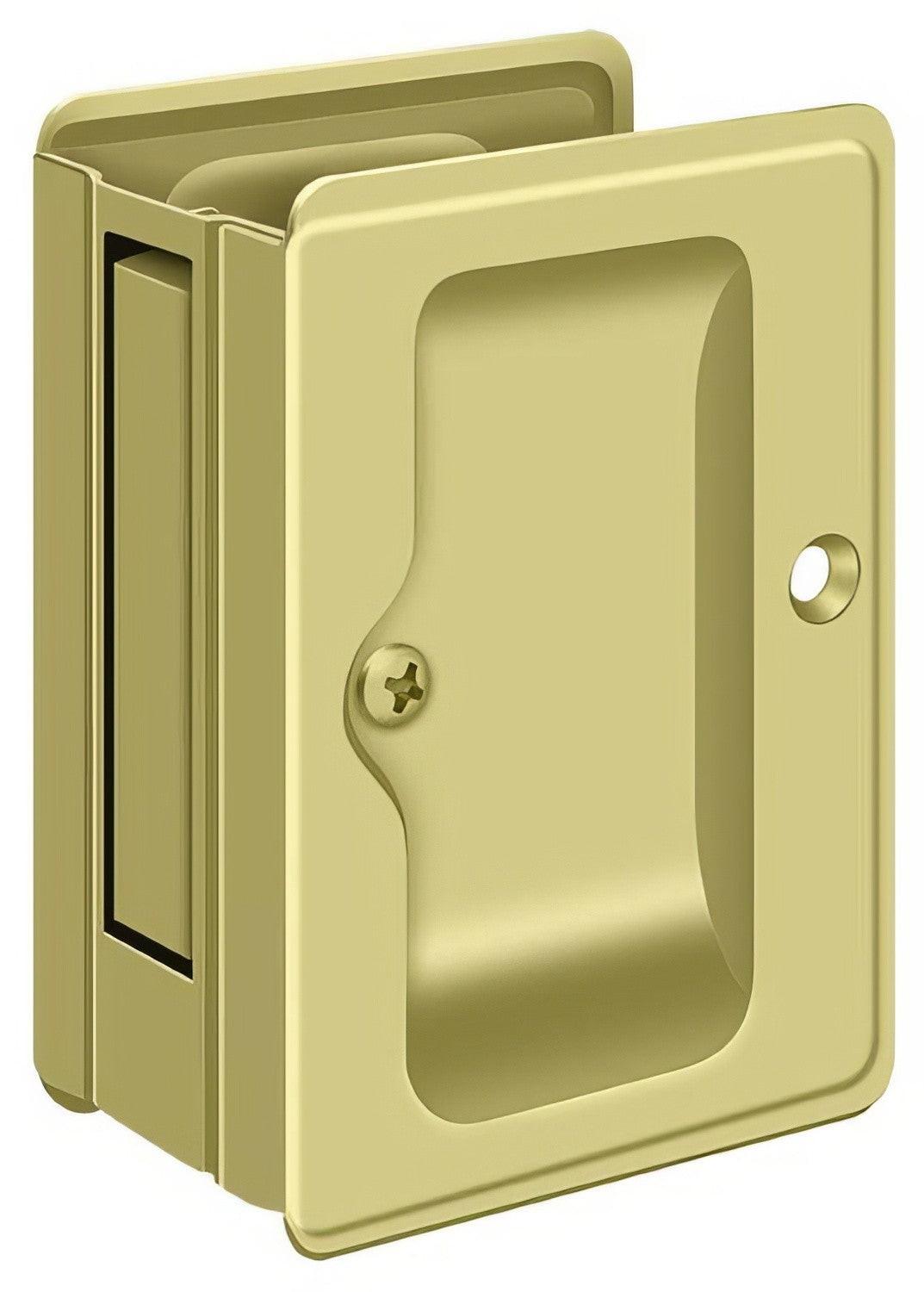 Deltana SDPA325 3-1/4" x 2-1/4" HD Passage Pocket Door Lock