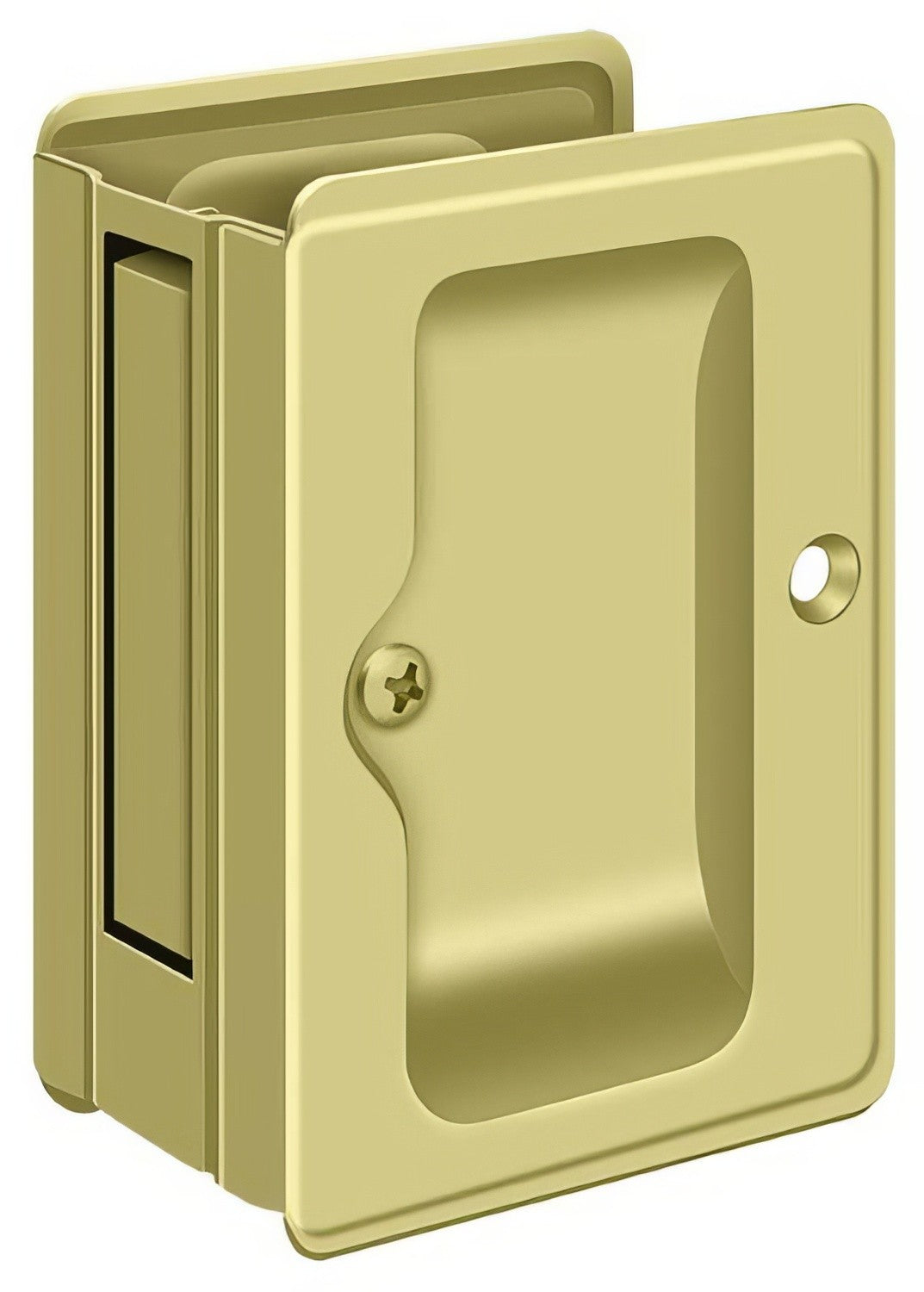 Deltana SDPA325 3-1/4" x 2-1/4" HD Passage Pocket Door Lock