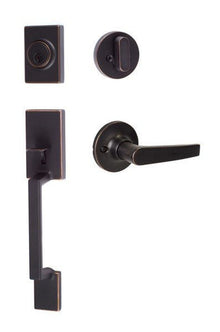 Sure-Loc SH507-R-CD Stockholm Handleset with Cedar Handleset Trim